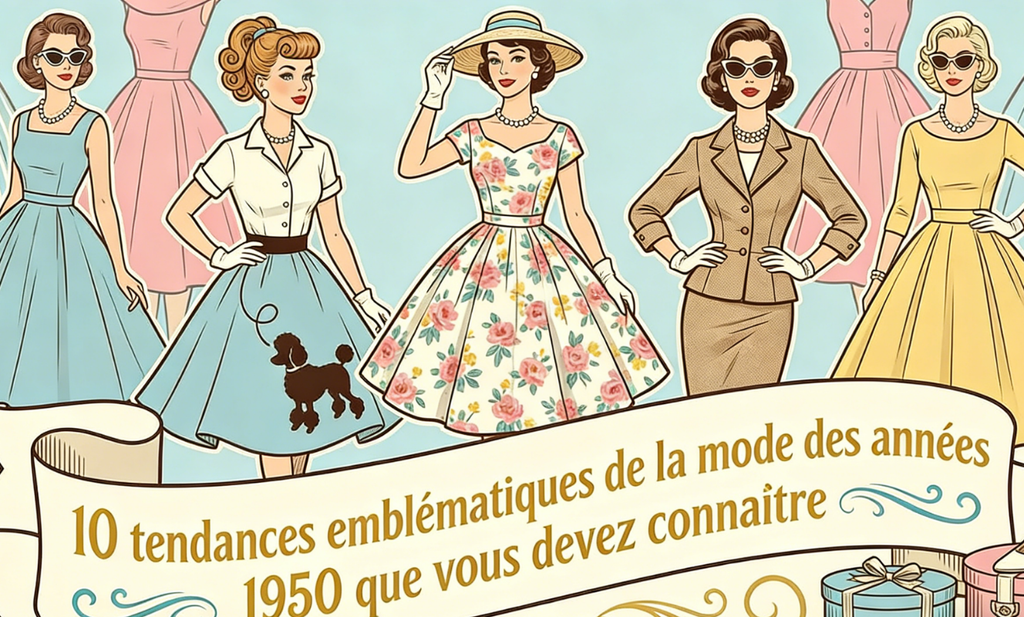 10 tendances emblématiques de la mode des années 1950 à connaßtr