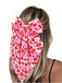Épingle à cheveux nœud papillon imprimé cœur pour la Saint-Valentin