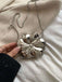 Mini sac à chaîne en alliage en forme de fleur