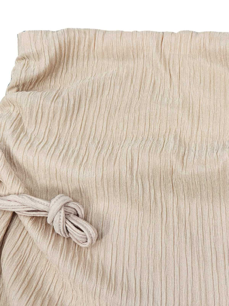 2PCS Haut à épaules obliques et jupe sirène de couleur unie des années 1930