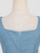 Robe Vintage Solide en Velours Côtelé des Années 1950 Cocktail Pin-up 4