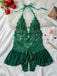 Lingerie dos nu dentelle jupe imprimée léopard années 1980