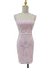 Robe Unie Paillettes Bretelles Épaghetti Dos Nu Années 1920
