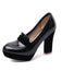 Chaussures à talons hauts à bout rond et colorblock
