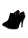 Escarpins vintage en velours uni bout pointu