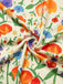 Robe licou fleur dentelle à bretelles spaghetti années 1930