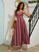 Robe Maxi à Bretelles Fines Style Boho Années 70