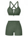 Ensemble Bikini Froncé Uni Années 1950