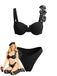 Ensemble Bikini Rose 3D Uni Années 50