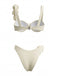 Ensemble Bikini Rose 3D Uni Années 50