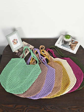 Grand Sac en Paille Tressée