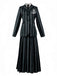 Ensemble de costumes d'uniforme rayé de l'Académie du Wednesday des années 1940
