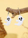 Boucles d'oreilles pendantes fantômes d'Halloween