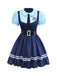 Ensemble chemise et robe deux pièces style Officier Lapine des années 1960