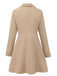 Manteau tailleur uni revers années 1940