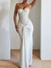 Robe longue bustier à lacets unie années 1930