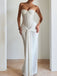 Robe longue bustier à lacets unie années 1930