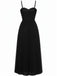 Robe de soirée plissée unie bretelles années 1930