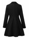 Manteau tailleur uni revers années 1940