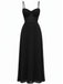 Robe de soirée plissée unie bretelles années 1930