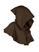 Cape à capuche vintage unie pour Halloween