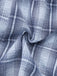 Close-up of blue and white checkered fabric