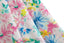 Robe trapèze multicolore à fleurs all-over années 1950