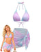 [Prévente] Bikini Dos Nu Ombré et Cache-Maillot Y2K 2000s
