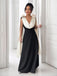 Robe cape roses 3D à col en V colorblock années 1930