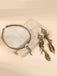 Boucles d'oreilles et collier ras du cou attrape-rêves et plumes