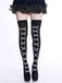 Bas gothiques avec motif sanglant Halloween