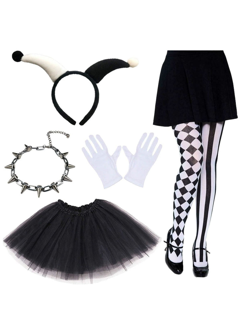 Ensemble d'accessoires pour costume de clown Halloween