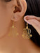Boucles d'oreilles pendantes en alliage ajouré 2026