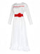 Robe blanche inspirée de la poupée Annabelle des années 1940