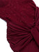 Robe longue bustier à lacets unie années 1930