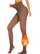 Collants chauds opaques épais et doublés polaire anti-accrocs