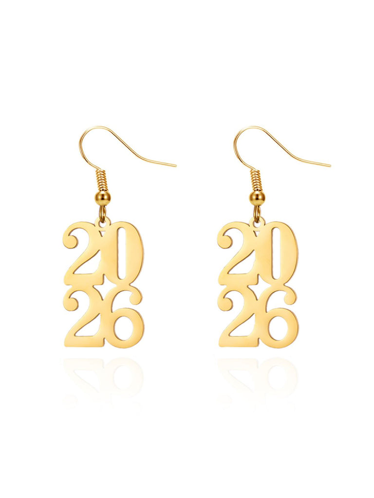 Boucles d'oreilles pendantes en alliage ajouré 2026