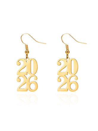 Boucles d'oreilles pendantes en alliage ajouré 2026