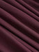 Robe plissée bordeaux épaules dénudées et manches longues années 1940