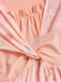 [Grande taille] Robe rose ourlet tulipe à fleurs patchwork des années 1970