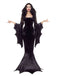 Robe sirène en velours manches chauve-souris pour Halloween des années 1930