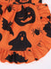 Robe à volants fantôme citrouille d'Halloween des années 1950