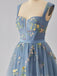 Robe courte en dentelle florale brodée années 1970