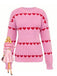 Pull Tricoté Cœur  Saint-Valentin Années 40