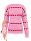 Pull Tricoté Cœur  Saint-Valentin Années 40