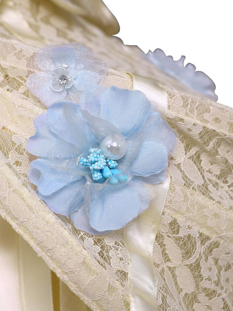 Robe style Enid Mercredi abricot des années 1940