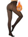 Collants chauds opaques épais et doublés polaire anti-accrocs