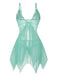 Ensemble de lingerie nuisette en dentelle et satin années 1980