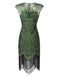 Robe de soirée à paillettes et franges des années 1920