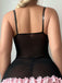 Nuisette en dentelle patchwork corset 1960s
